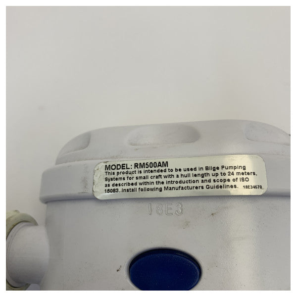 Pompa di sentina automatica Rule Mate 500 RM500AM 12V - 500 GPH