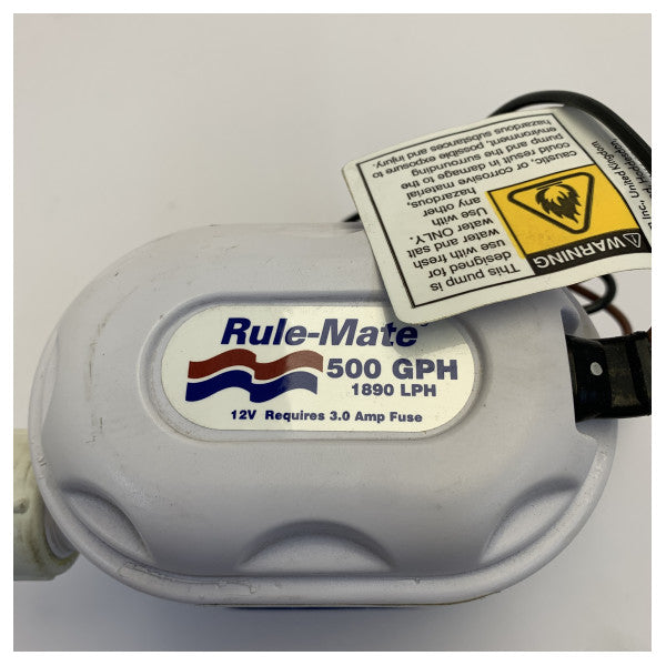 Pompa di sentina automatica Rule Mate 500 RM500AM 12V - 500 GPH