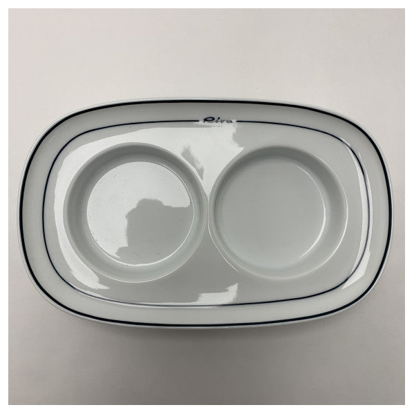 Керамічна підставка для олії та оцту Riva для човнів - міцний, стильний тримач для морських приправ