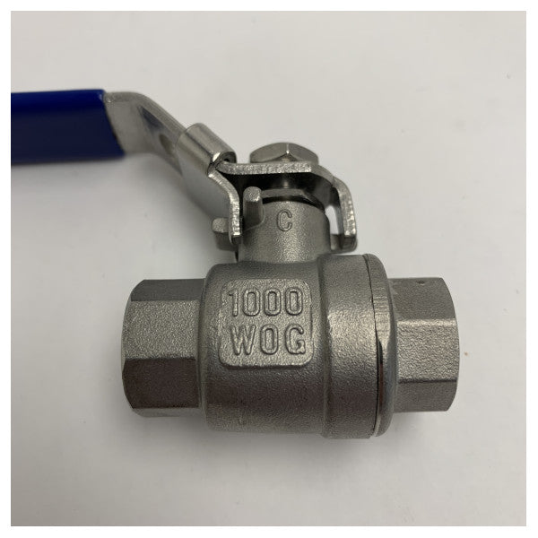 Stainless Steel 316 Ball Valve 3/8 Inch 1000 WOG