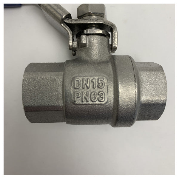 Vanne à bille en acier inoxydable DN15 PN63