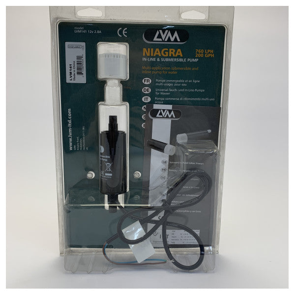 Niagara LVM141 Bilge og Inline Pumpe 12V - Diesel og væske
