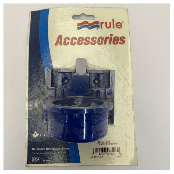 Rule 265 Mounting Bracket for Bilge Pump - Transom Mount - Bracket Only