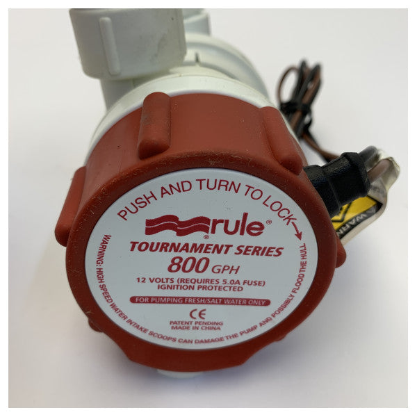 Regel 403STCM Bilgepumpe 800 GPH - Straight Through Skipper Pumpe