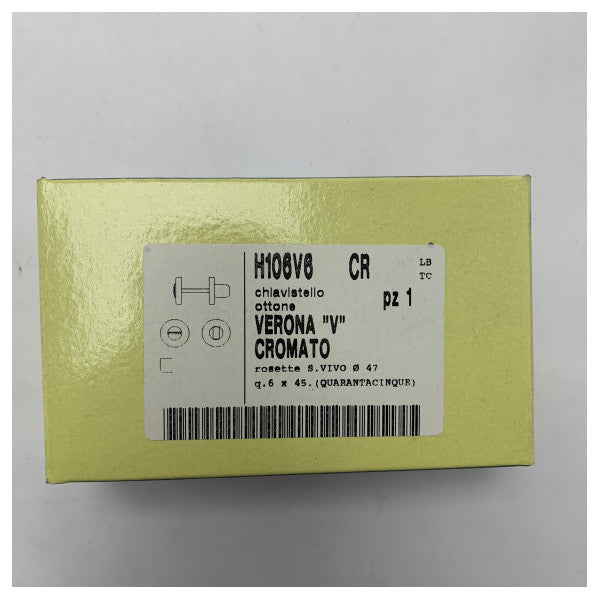 Olivari Verona H106V6 Bathroom by Lock Set Chrome