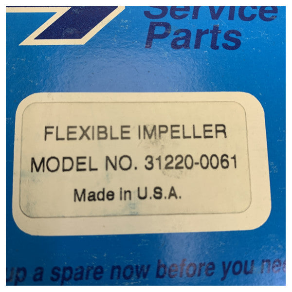 Jabsco Squirre Impeller - Marine Motor Jabsco 31220-0061