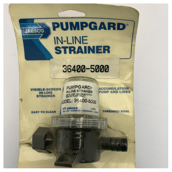 Jabsco inline-vattenfilter 36400-5000 - sötvattenfilter