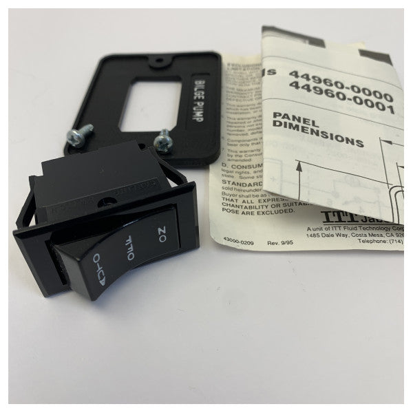 Jabsco 44960-0001 Marine 3-Way Switch - Electric - 12V