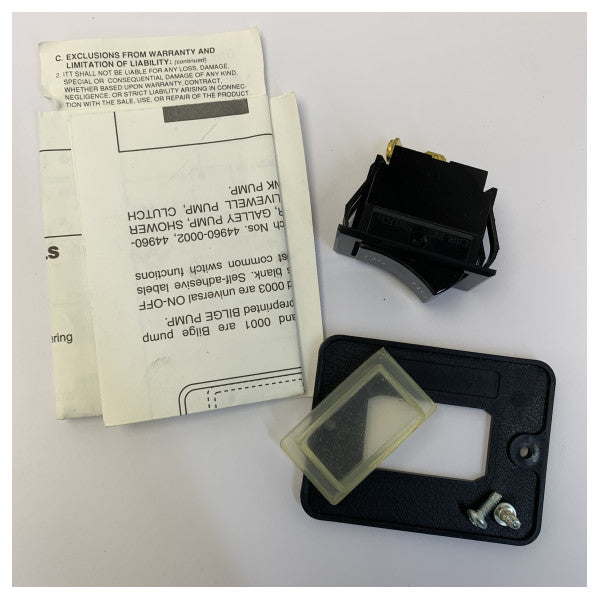 Jabsco 44960-0003 Marine Electrical Switch - 2-Way Switch - 12V