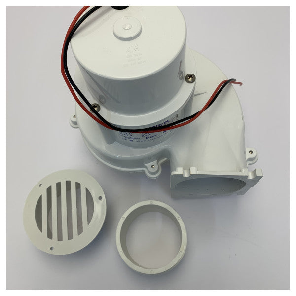 Ocean Technologies Marine Air Extractor 12V - Ventilationssæt med slange og rist