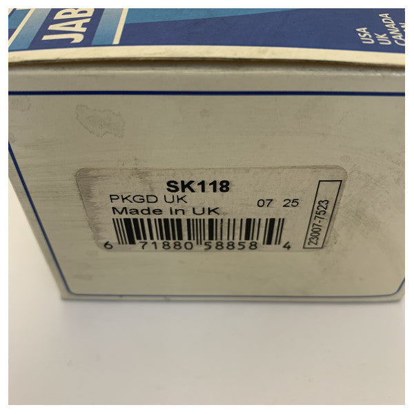 Jabsco SK118 Servicekit - Impeller reparationskit til marinepumper