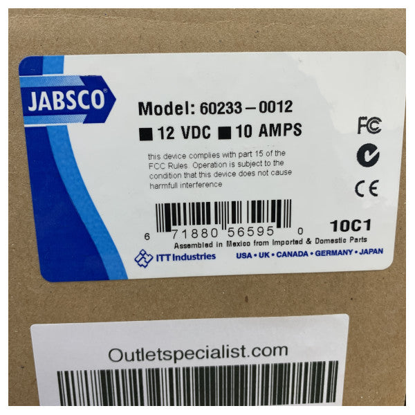 Jabsco 60233-0012 Dual Beam Search Light - 12V - 233SL - Remote Controlled
