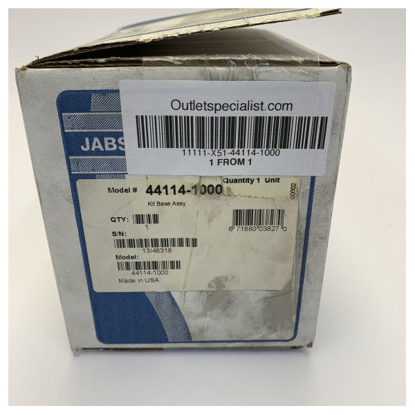Ensemble de base de pompe Jabsco Kit PAR 44114-1000