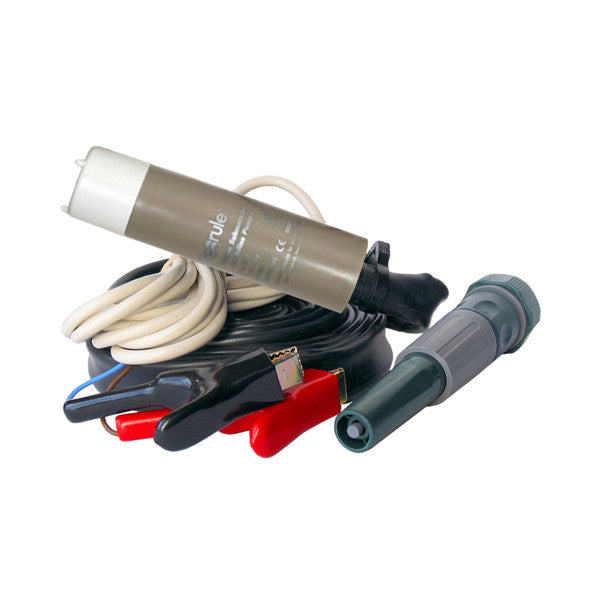 Set pompa in linea e sommergibile Rule iL500PK Slimline 24V - 1920 L/U