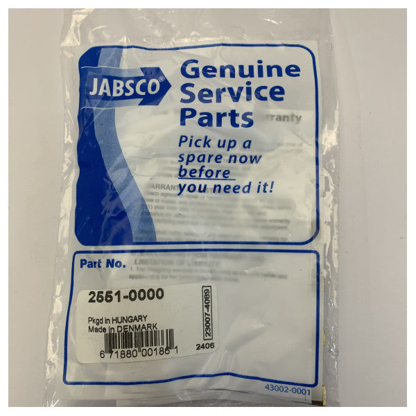 Jabsco 2551-0000 Bronze Ridge - Messing kamplate