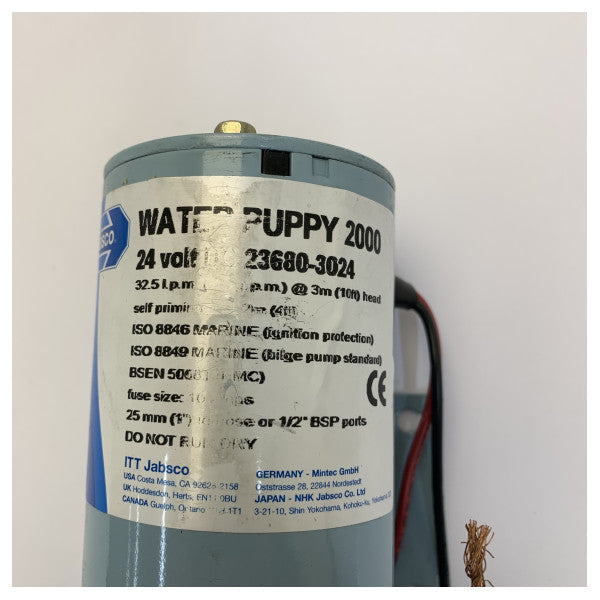 Jabsco 23680-3024 Water Puppy Pervane Pompası - 24V