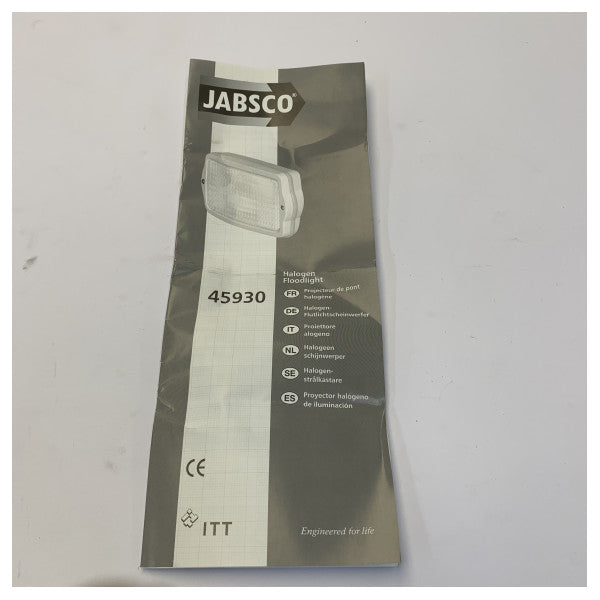 Jabsco 45930-2012 Halogenlampa för marinbelysning