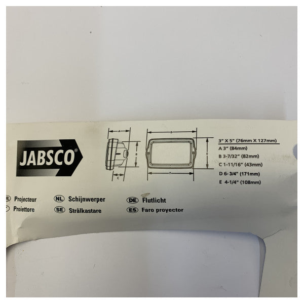 Jabsco 45930-2012 Halogenlampa för marinbelysning
