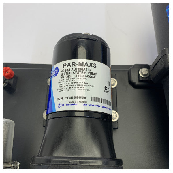 Jabsco 59451-1024 Ultra Max drikkevandspumpesystem 24V - 13L/min HP