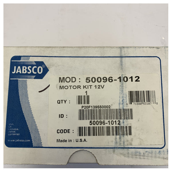 Jabsco 50096-1012 Marine Engine 12V II Series - Erstatningsmotor