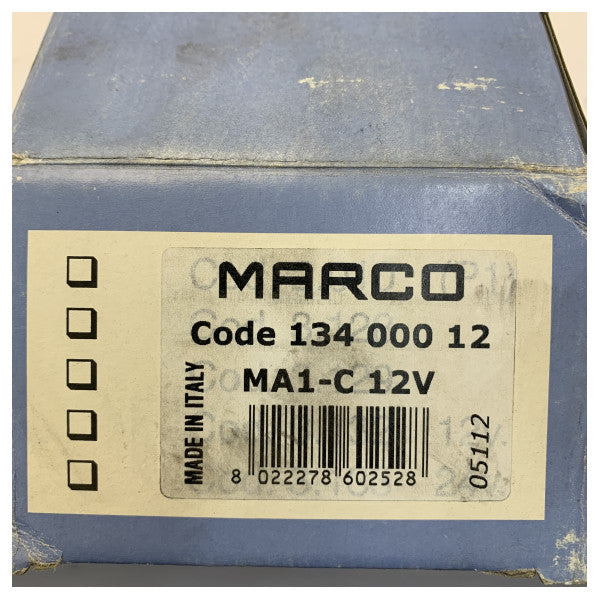 Marco Air Horn 12 V -kompressorilla - kromattu ABS - laivan torvi