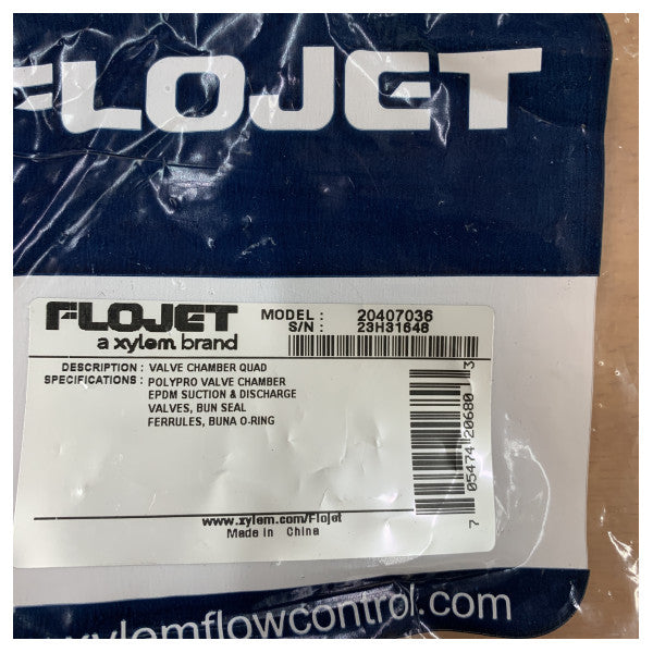 Kit de Reparação Jabsco Pureflo 21 - Kit de Diafragma e Placa de Válvulas - 20407031-S1