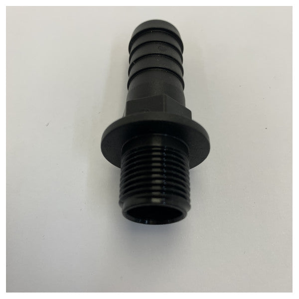 Straight Hose Pillar Coupling 3/8 inch x 5/8 inch - Plastic Marine Fitting