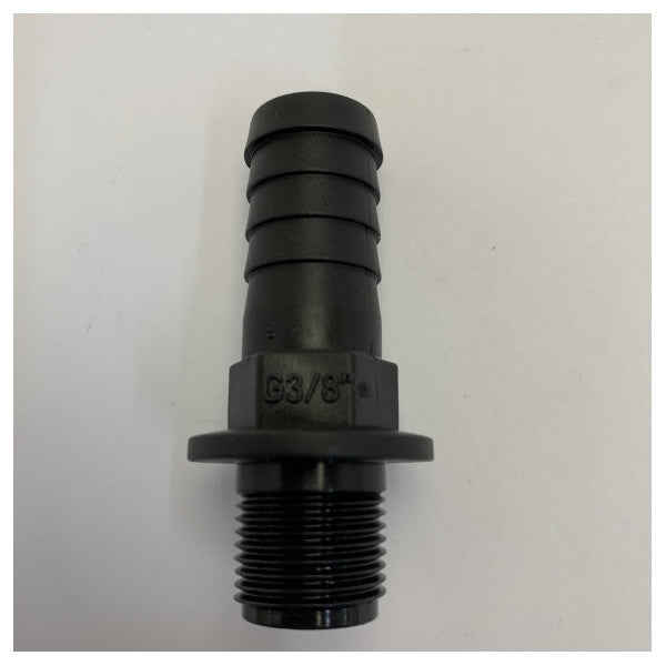 Straight Hose Pillar Coupling 3/8 inch x 5/8 inch - Plastic Marine Fitting