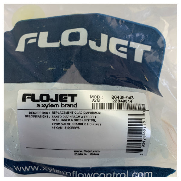 Flojet Marine Pump reparationssats - 20409-043 - Underhållssats