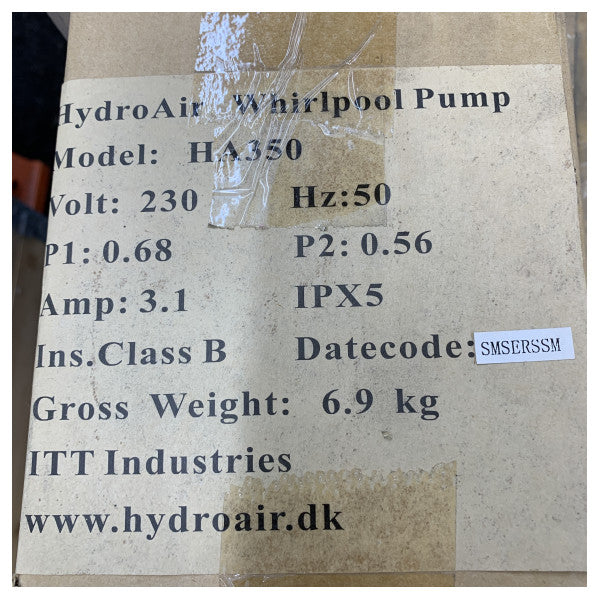 HydroAir Pnömatik Pompa 0.56KW - HA350