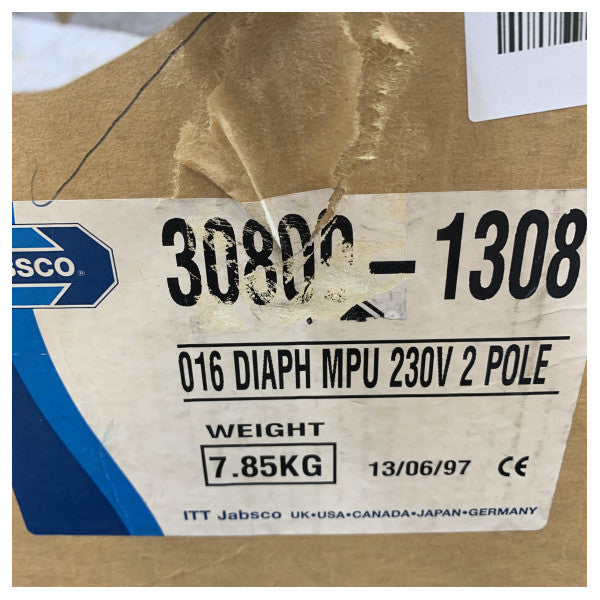 Jabsco PAR-Max 4 Marine Pressure Pump 230V - 30800-1308