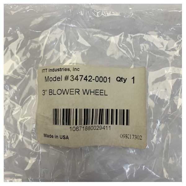 Jabsco 34742-0001 Kit tar-Rota tal-Blower - Impeller tal-Extractor Marin
