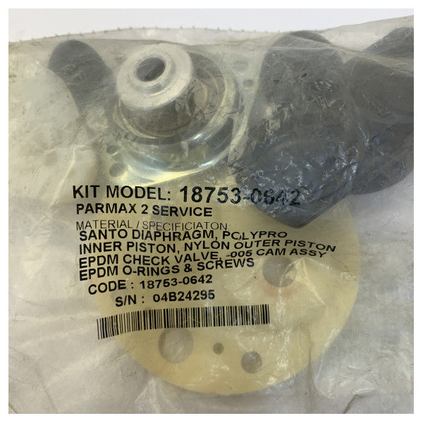 Xylem Marine Pump Service Kit P.max 2 - パーツ 18753-0642