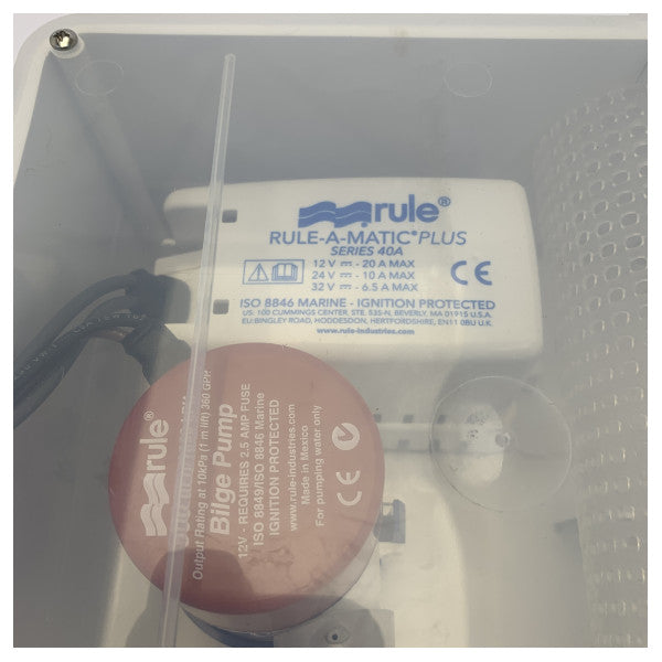Sistema tal-Pompa tad-Drain tal-Doċċa Rule 97A 500 GPH 12V