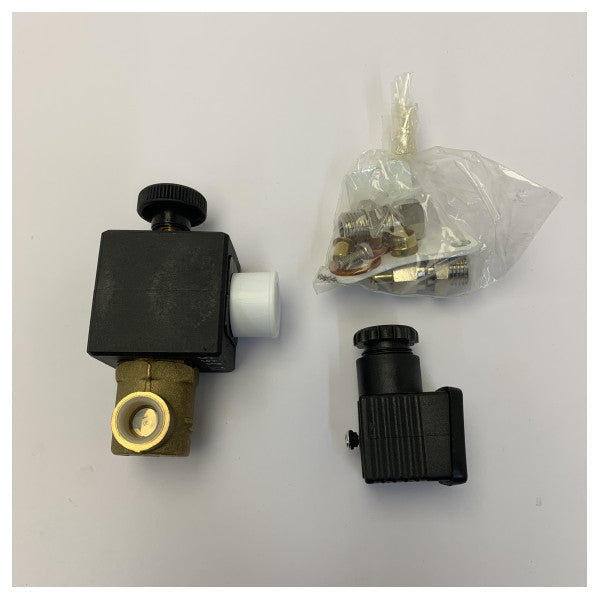 Комплект соленоїдного клапана Marco 12V Marine 1/4 дюйма 8 мм, сертифікований R.I.NA. - 11111-X51-140