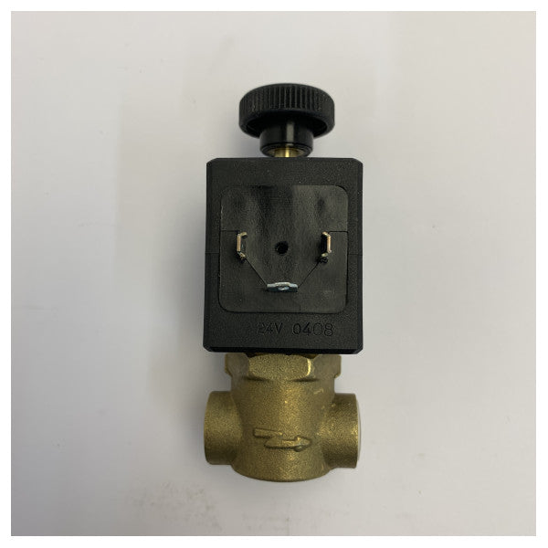 Соленоїдний клапан Marco Marine 24V 1/4 inch 8 мм R.I.NA. сертифікований з DIN-роз'ємом