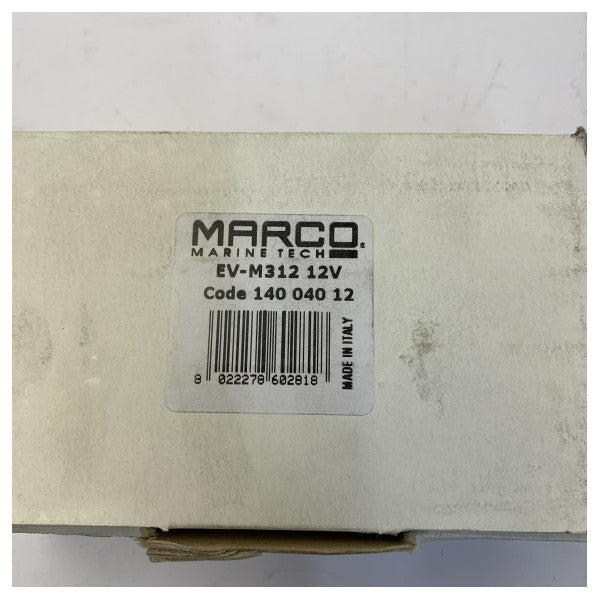 Marco 12V magneettiventtiili 1/2 tuumaa 12 mm R.I.NA. sertifioitu - 140