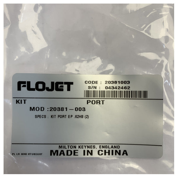Flojet 20381-003 5/8inch Straight Hose Barb Fitting EPDM