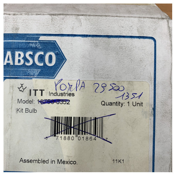 Jabsco 29500-1351 Χάλκινη αντλία θαλάσσιου νερού ψύξης - Υψηλής απόδοσης