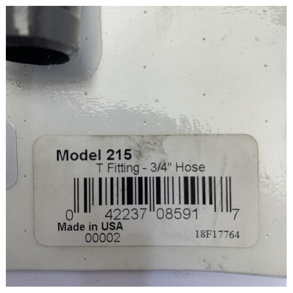 Rule 215 3/4inch 19mm T-Verbindungsstück für Marineschlauch