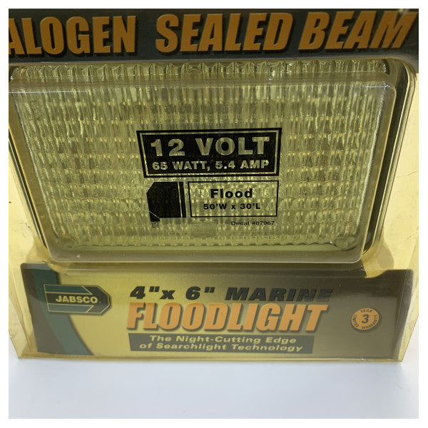 Jabsco 45900-5000 Marine Flutlicht 12V Schwarz - Breiter Lichtkegel