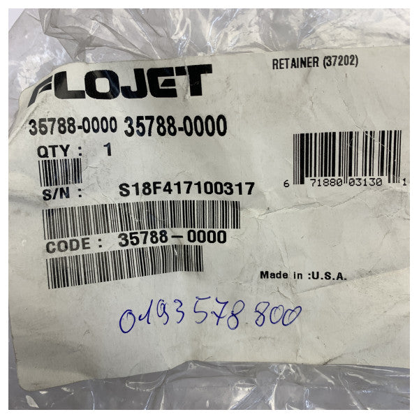 Flojet 35788-0000 Marine Pump Retainer Fitting