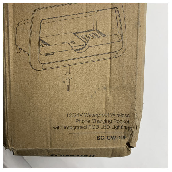 Caricabatterie wireless per telefoni Scanstrut Cove LED SC-CW-10F