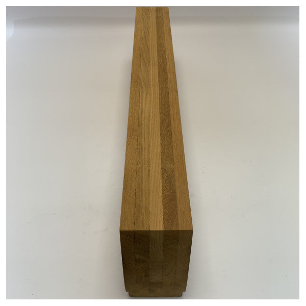 Poutres de support de dérivation en teck 80 x 10 x 18 cm