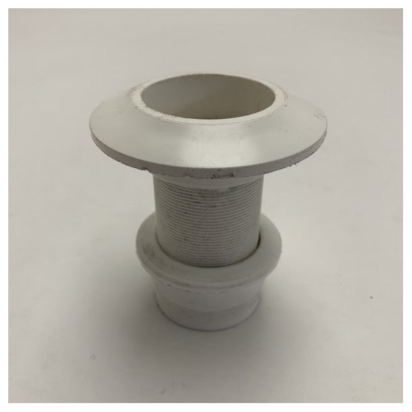 Durable 1.5 Inch Dual-Part Marine Through-Hull Scupper for Efficient Deck Drainage