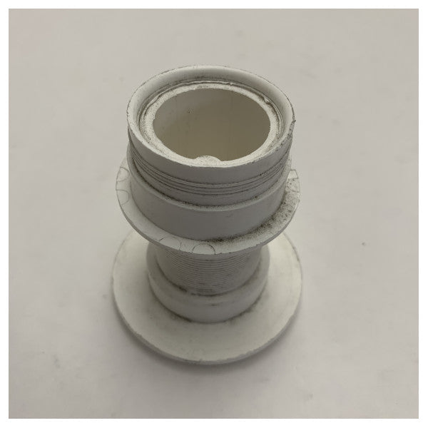 Durable 1.5 Inch Dual-Part Marine Through-Hull Scupper for Efficient Deck Drainage