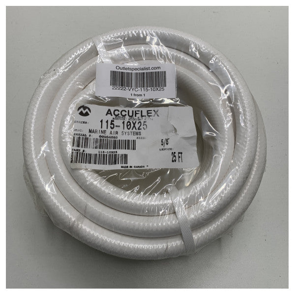Accuflex 115-10X25 marine luftslange 5/8 tommer 7,5 meter