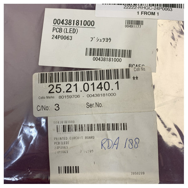 Furuno VR-5000 VDR PCB-pääkortti 24P0063