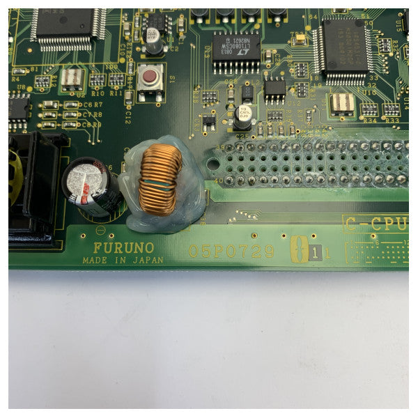 Furuno FS-2570C C-CPU PCB 05P0729(LF) Placa de Controlo de Rádio MF/HF Marítima