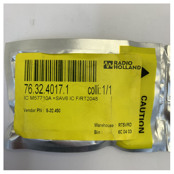 Módulo de potência RF Mitsubishi M57710-A 28W 156-160MHz VHF marítimo IC (NOS)